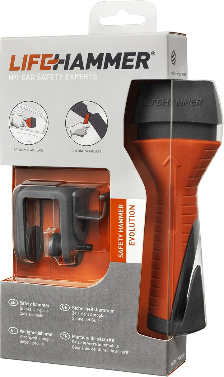 LIFEHAMMER EVOLUTION - Automatischer Notfallhammer für Auto & SMART- Automatischer Notfallhammer für