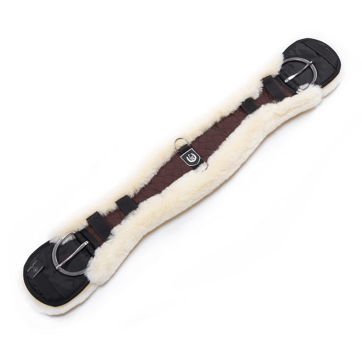 CHRIST Lammfell Western-Sattelgurt KONTURGURT von Werner anatomisch geformter Westerngurt (Kurzgurt)
