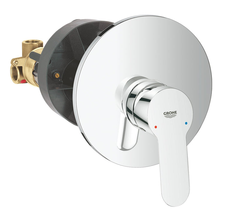 Grohe BauEdge EHM Set UP Brause, Silber, BauEdge