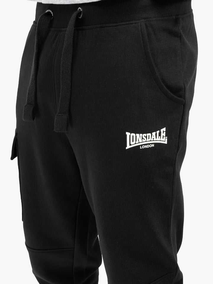 Lonsdale Herren Tweedmouth Dress Pants S Black/White, S Black/White