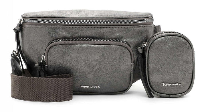 Tamaris Umhängetasche Mona 32750 Damen Handtaschen Uni Einheitsgrösse Darksilver, Einheitsgrösse Dar