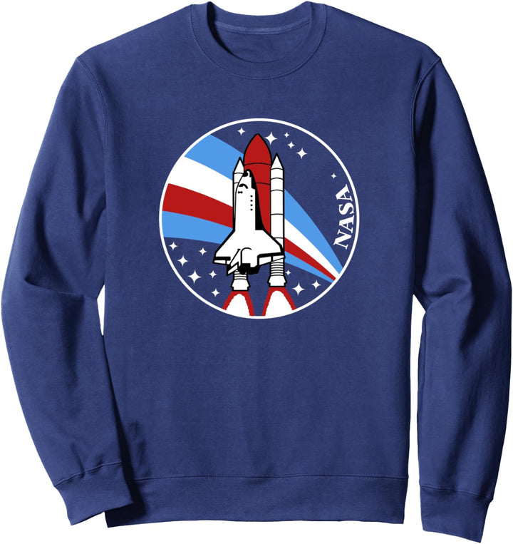 NASA Shuttle Launch Into Rainbow Sweatshirt