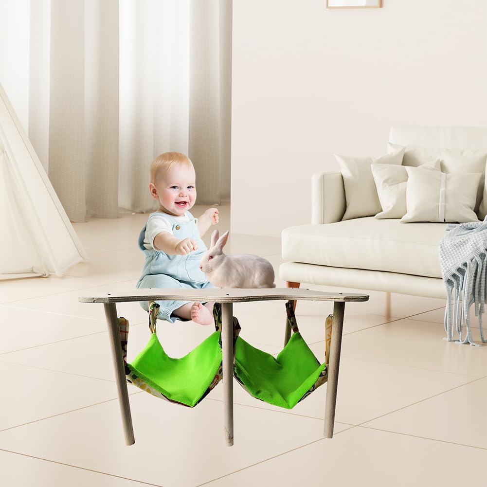 Glorlliant Meerschweinchen Hängematte, 30 x 30 x 24 cm Grosse Hängematte Bettplattform Versteck für