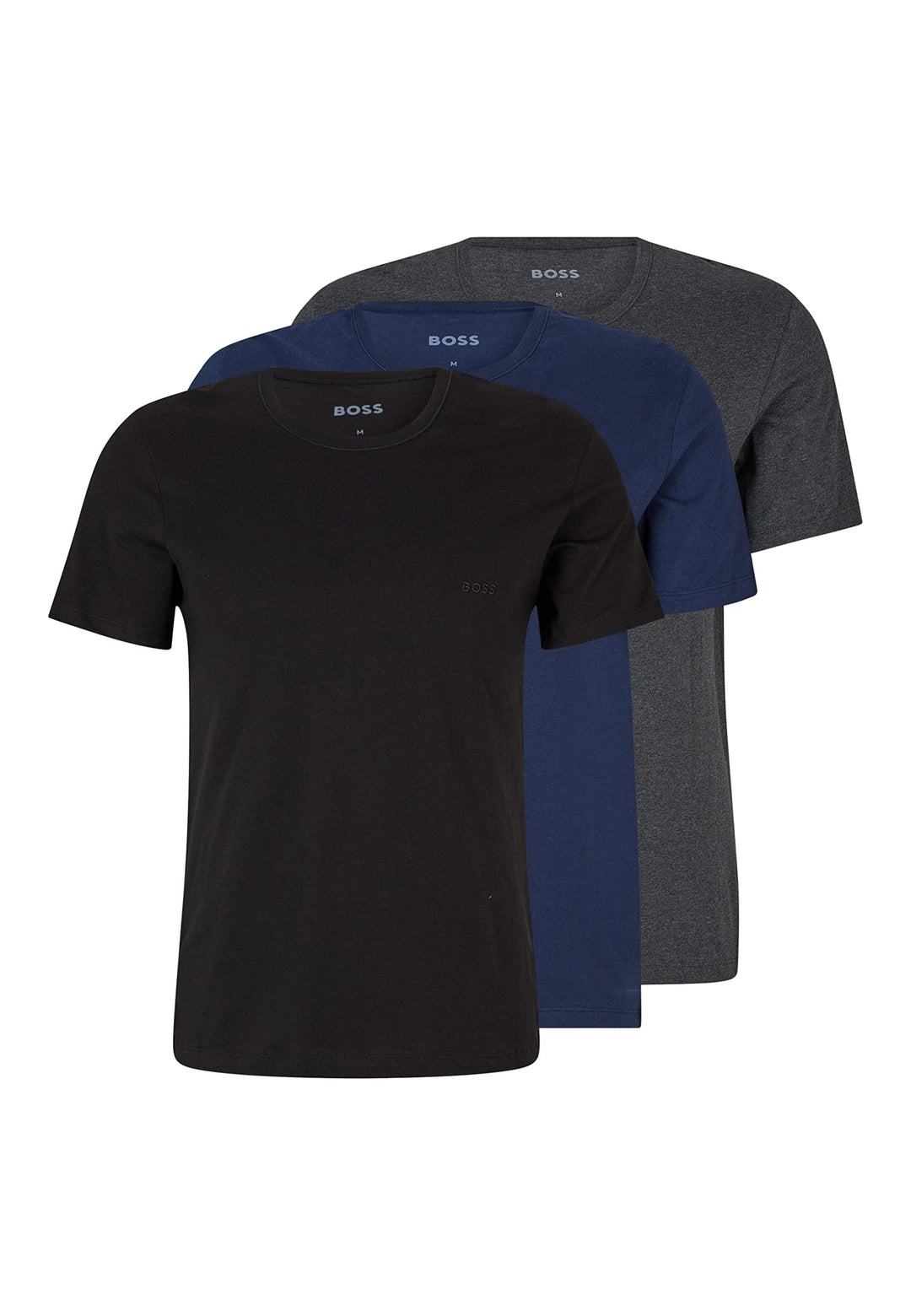 BOSS Herren Classic T-Shirts Kurzarm Shirts Pure Cotton Crew-Neck 6er Pack, Farbe:Mehrfarbig, Artike