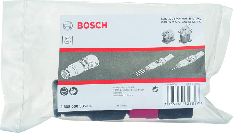 Bosch Accessories Professional Universal-Werkzeughülse - Gerät zum Anschluss von Saugrohren, Ø 22/35