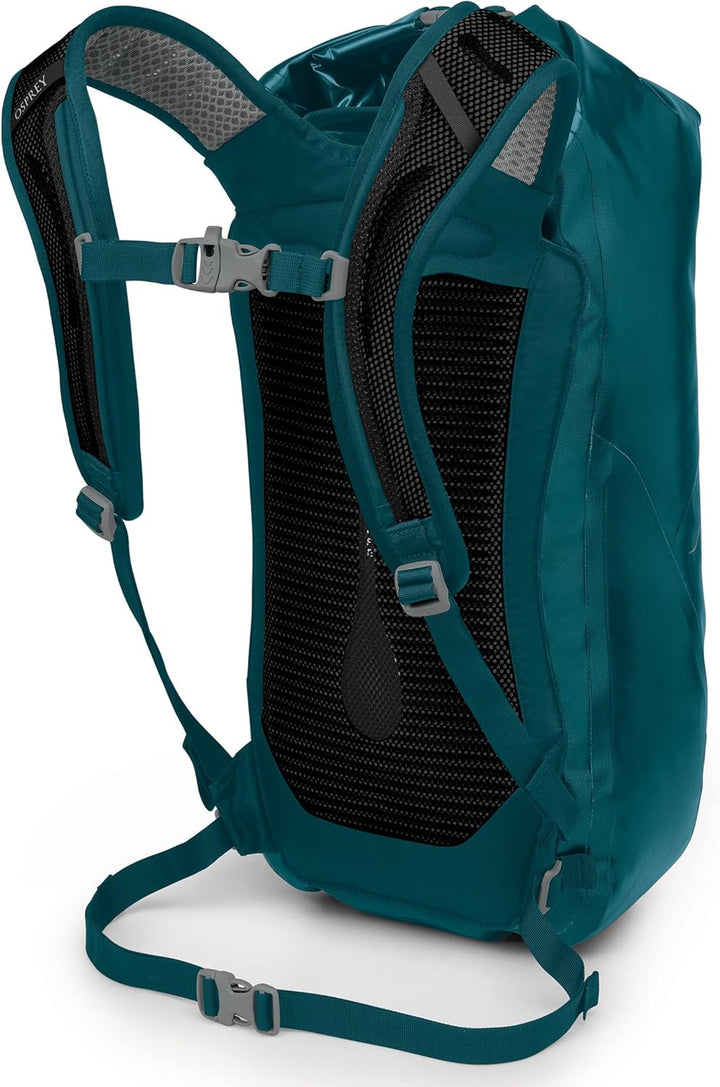 Osprey Transporter Roll Top WP 25 Rucksack Daypack Tagesrucksack Night Jungle Blue, Night Jungle Blu