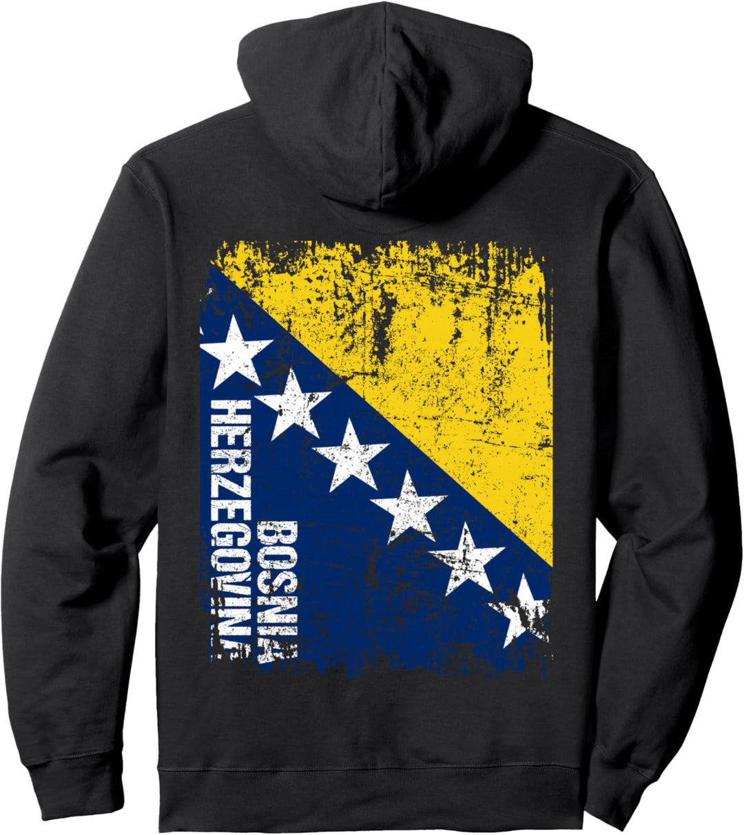 BOSNIEN Flagge | Damen Herren Kinder BOSNIEN HERZEGOWINA Pullover Hoodie