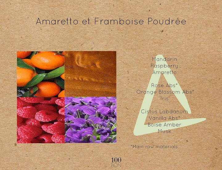 100BON Amaretto& Framboise poudrée, Eau de Parfum
