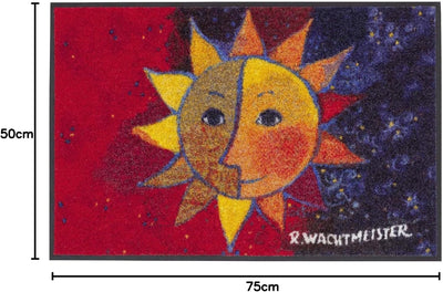 Salonloewe Rosina Wachtmeister Fussmatte Sole 50x75 cm Katzen bunt witzig Eingangs-Matte Fussabtrete