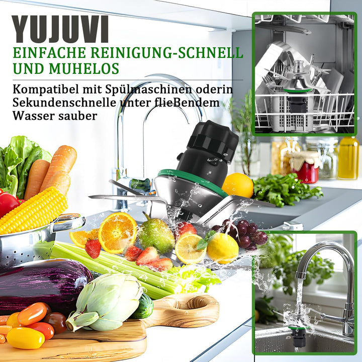 YUJUVI Messer für Vorwerk Thermomix TM5 TM6 Thеrmomix TM5 und TM6 Ersatzmesser aus Edelstahl Mixmess