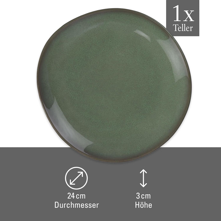 like. by Villeroy & Boch Lave Vert Frühstücksteller 23,5x23x2,6cm
