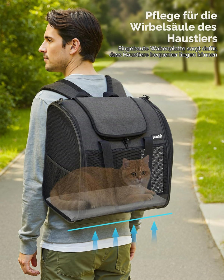 pecute Rucksack Hunde &amp; 2 Kleine Katzen, Katzentrage, Haustier Handtasche und Rucksack, Haustiertrag
