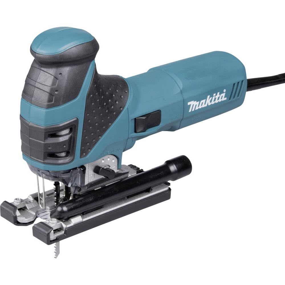 Makita 4351FCTJB Pendelhubstichsäge 135 mm mit LED in schwarz Black, Black