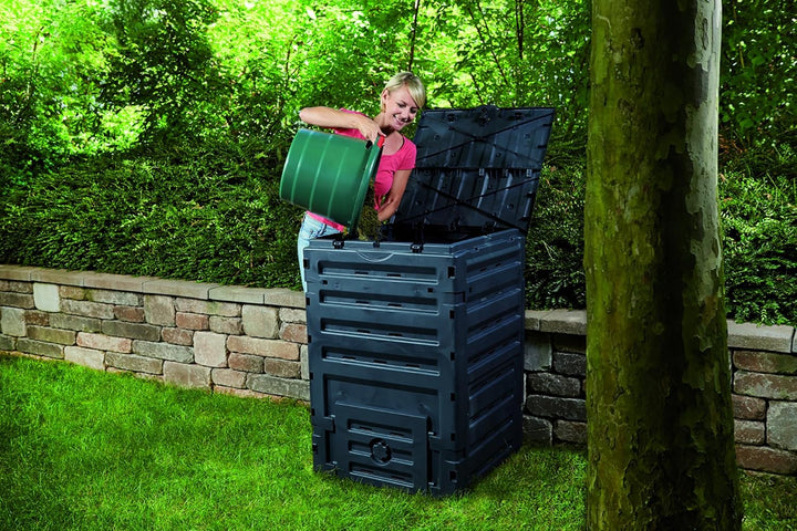 Graf 628001 Komposter Eco-Master, 450 L, schwarz