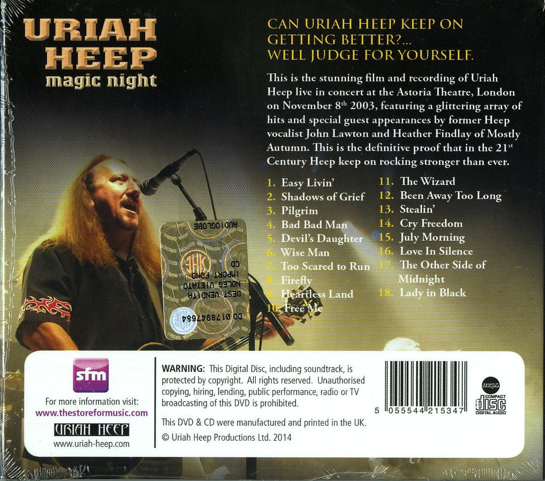 Magic Night, Audio-CD