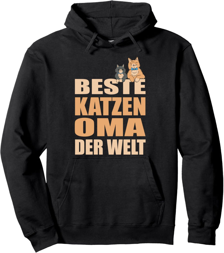 Beste Katzenoma Der Welt Katzenmama Katze Mama Katzen Oma Pullover Hoodie
