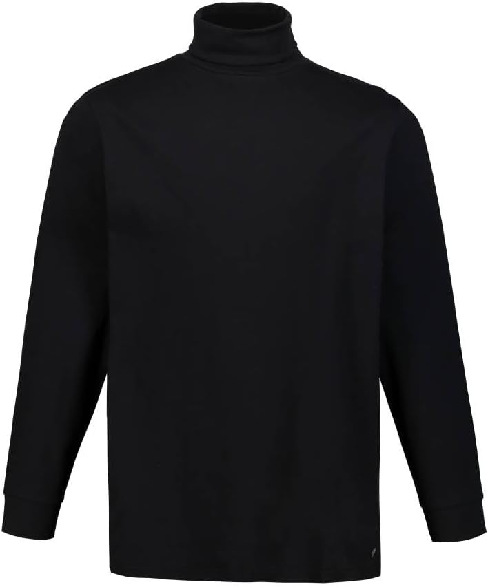 JP 1880 Herren grosse Grössen Übergrössen Menswear L-8XL JP1880 Rollkragen-Shirt, Basic, Jersey, Lan