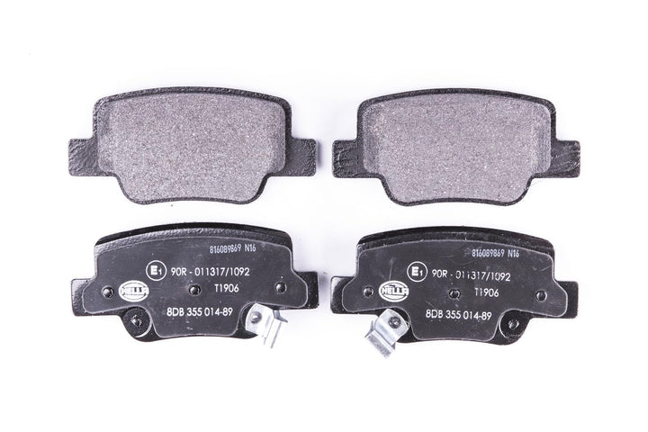 HELLA PAGID 8DB 355 014-891 Bremsbelagsatz - T1906 - Dicke/Stärke: 16.6mm - Bremssystem: Bosch - mit