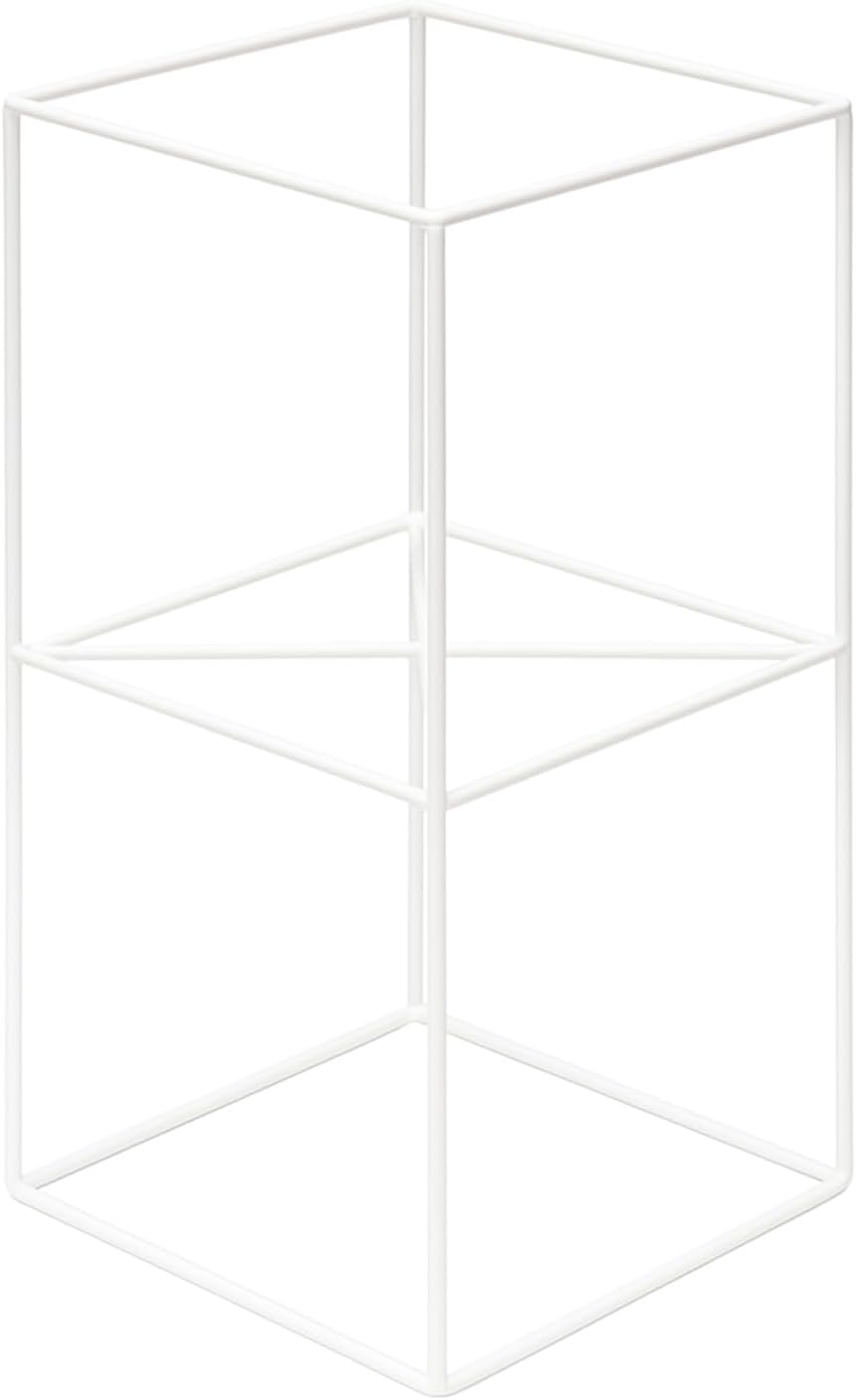 Pflanzenständer Filo - 24x24x40cm - Farbe Weiss - für Zimmerblumen - Metallregal - Dekorativer Tisch