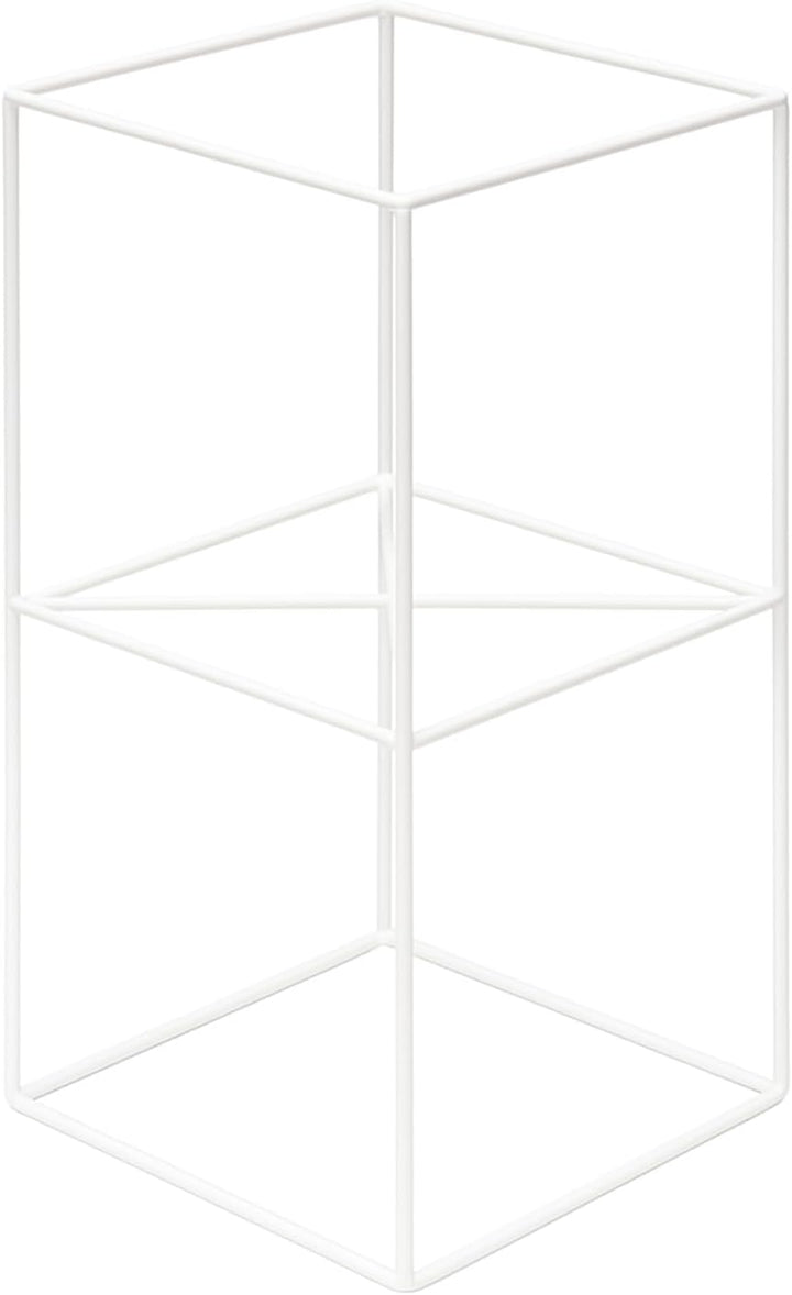 Pflanzenständer Filo - 24x24x40cm - Farbe Weiss - für Zimmerblumen - Metallregal - Dekorativer Tisch