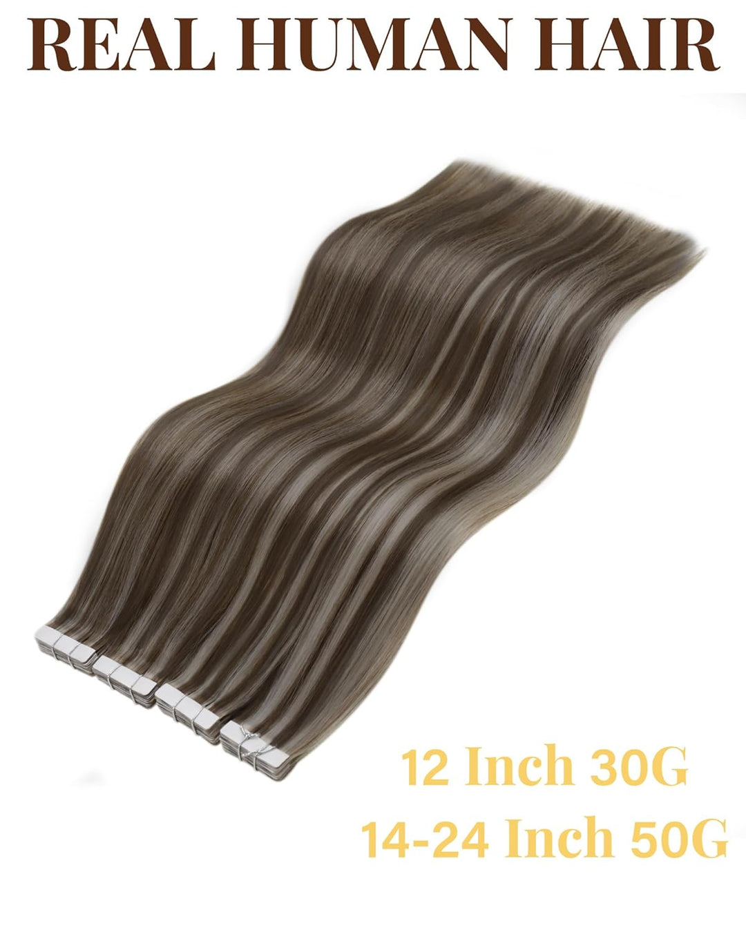 Hetto Braun Tape in Extensions Echthaar Tape in Haar Extensions Remy Menschlichs Haar Tape in Extens