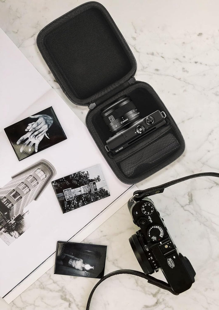 co2CREA case Harte Kameratasche Etui Tasche für Canon EOS M200 Systemkamera, Nur Hülle, für Canon EO