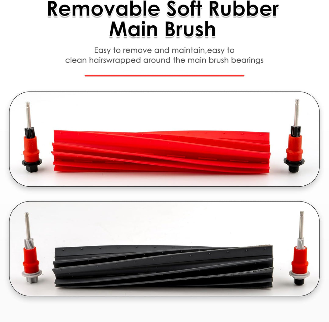 (2 Stück) S8 MaxV Ultra Rollenbürsten kompatibel mit Roborock S8 MaxV Ultra/ S8 Max Ultra/ Qrevo Mas