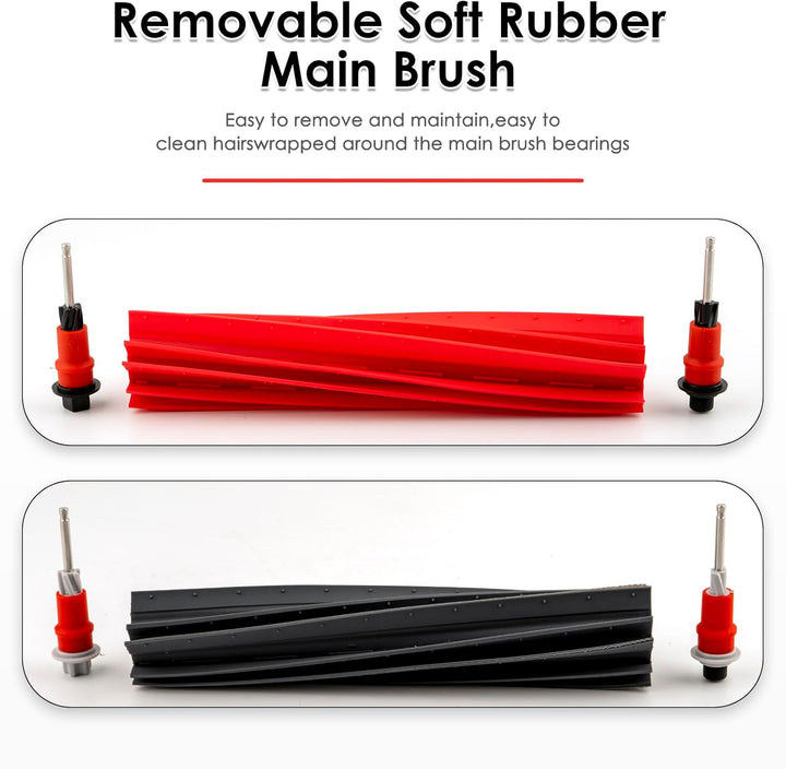 (2 Stück) S8 MaxV Ultra Rollenbürsten kompatibel mit Roborock S8 MaxV Ultra/ S8 Max Ultra/ Qrevo Mas