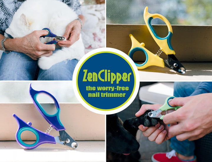 Zen Clipper eine revolutionäre Neue Pet Nail Clipper, die das Clip Nur die Spitze des Nail. Gelb 2.5
