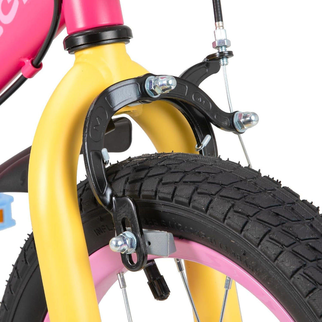 STITCH Macaron 12/14/16/18 Zoll Kinderfahrrad für 2-9 jährige Mädchen &amp; Jungen, 12/14/16/18 Zoll Mäd