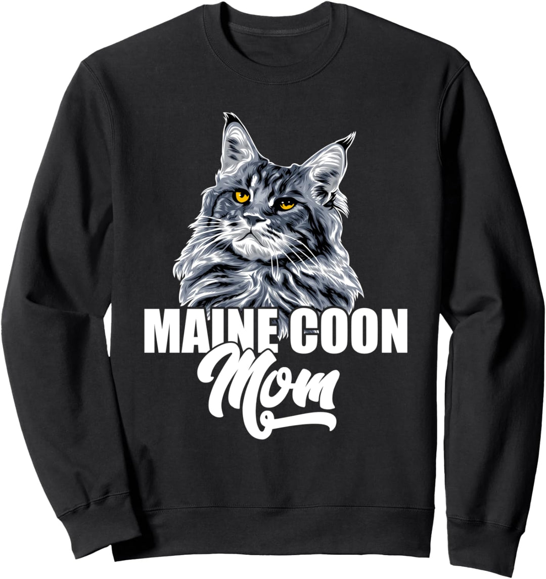 Maine Coon Cat Lustiger Katzenbesitzer Sweatshirt