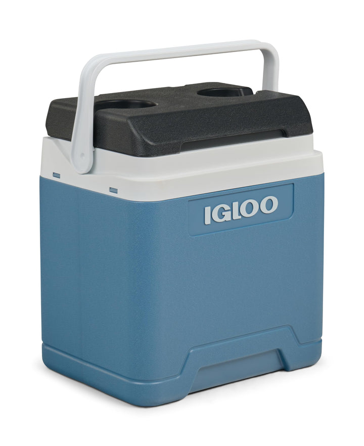 IGLOO IP27 Passiv-Kühlbox 27 L, eisblaue Thermobox, Eisbox für Freizeit, Beruf und Camping 27L, 27L
