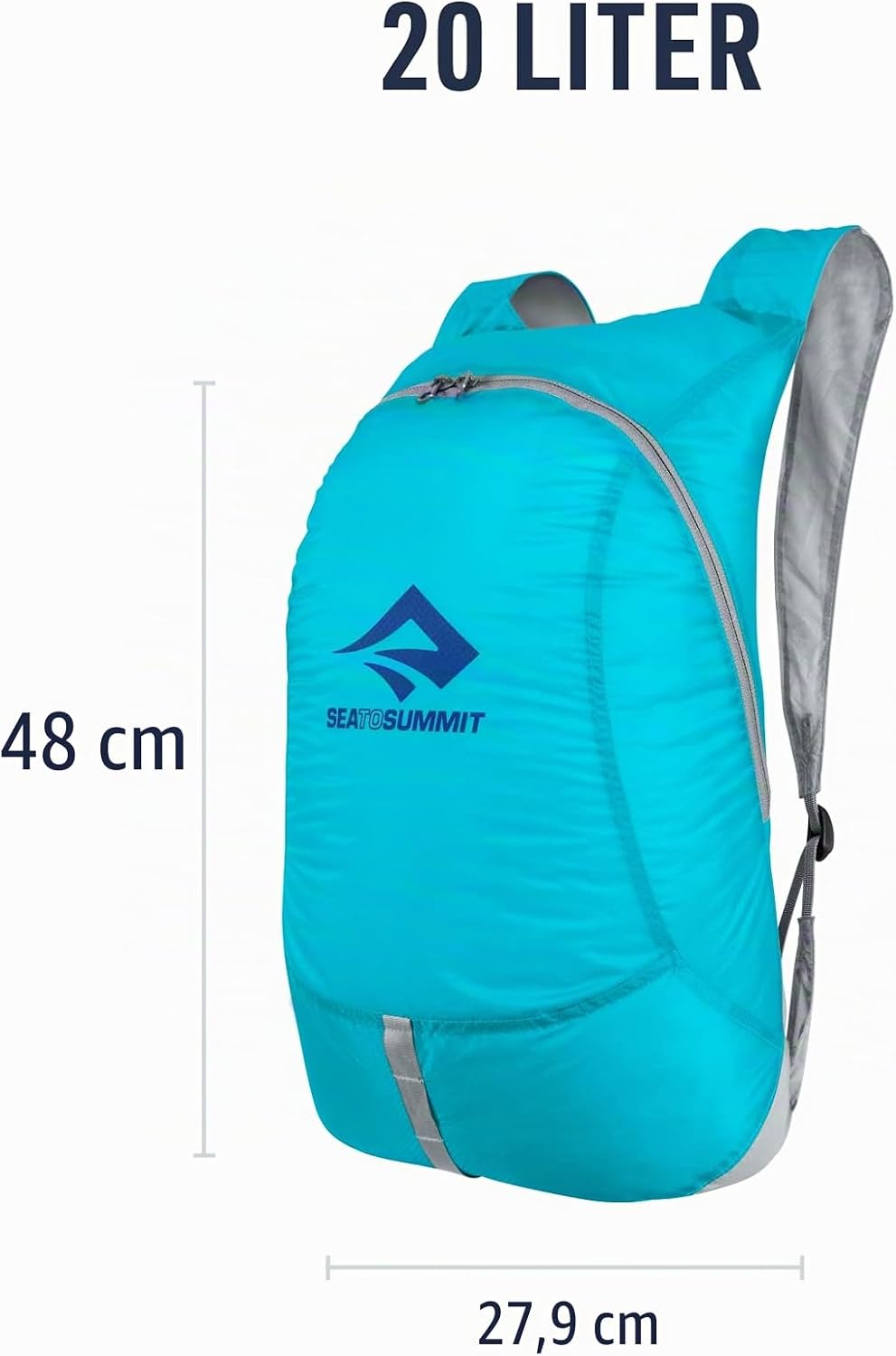 Sea to Summit Ultra-Sil Rucksack 20 Litros Blau (Blue Atoll), 20 Litros Blau (Blue Atoll)