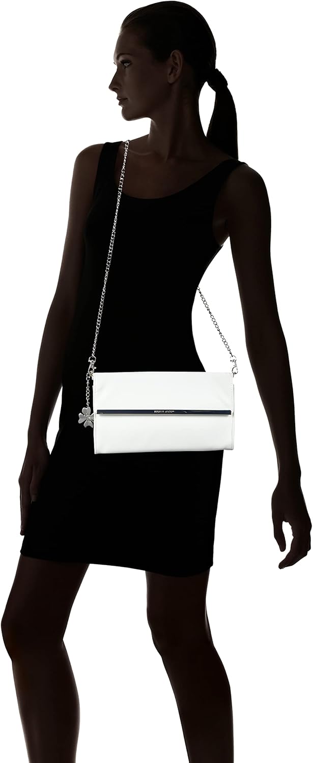 MARCO TOZZI Damen 2-2-81008-28 Handtasche, Einheitsgrösse White Patent, White Patent