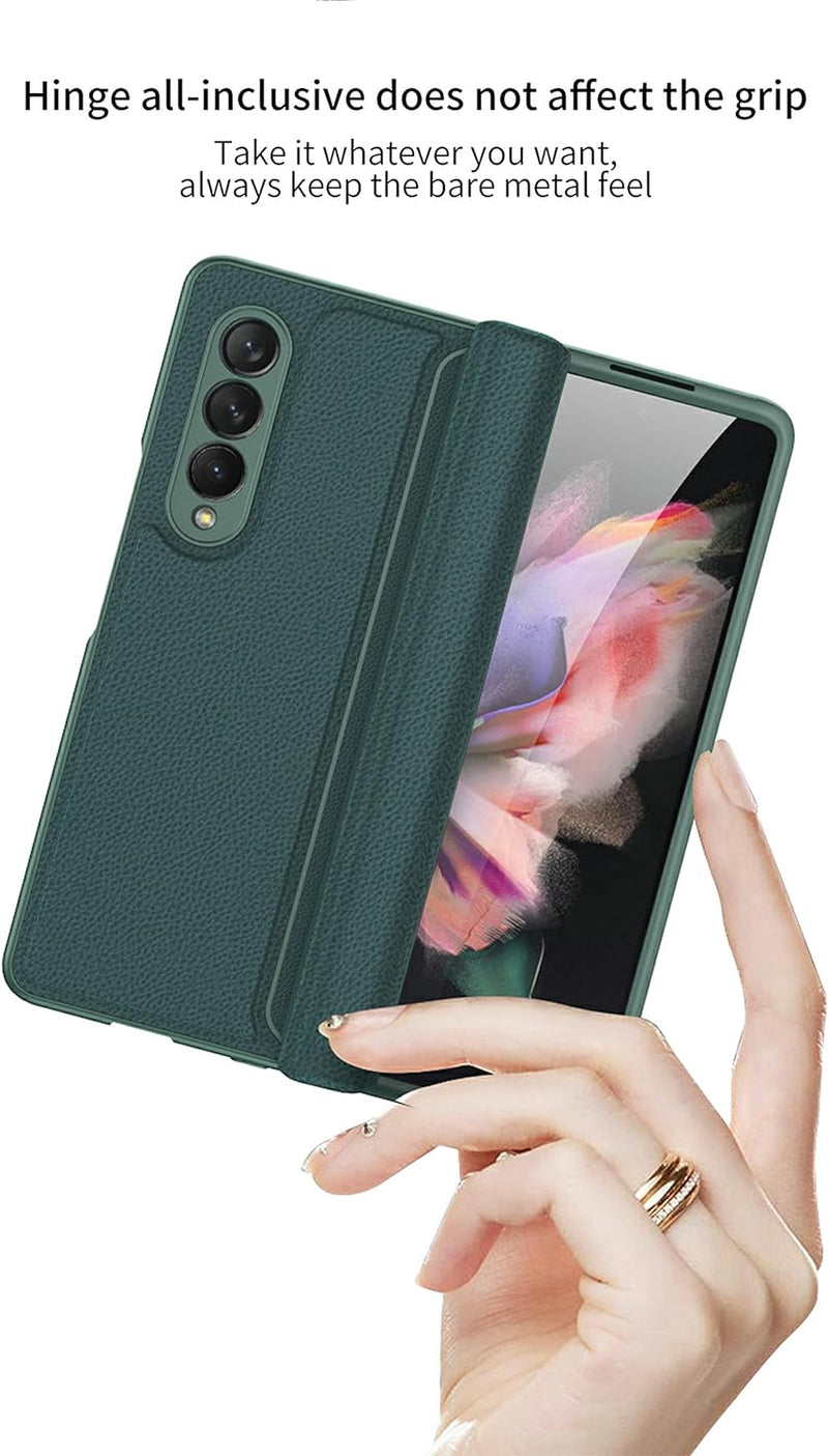 COQUE Galaxy Z Fold 3 5G Hülle, aufklappbare All-Inclusive-Hülle, klappbare Handyhülle für Samsung G