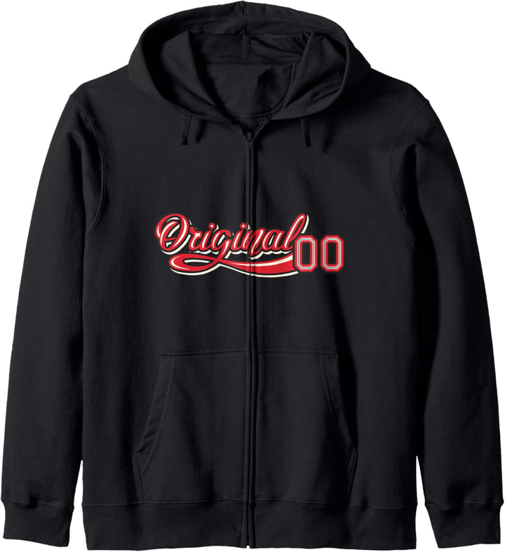 Original 00 Est 2000 Geschenk zum 20. Geburtstag Kapuzenjacke