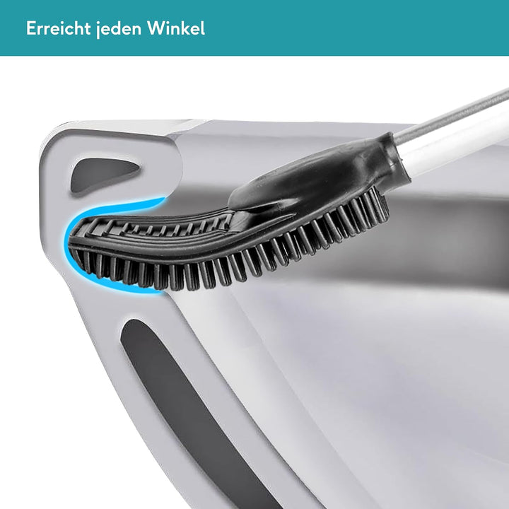 WEISSENSTEIN Klobürste Silikon - Flach &amp; Flexibel