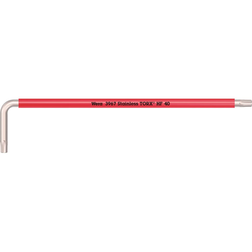 Wera 05022688001 3967 SXL HF TORX Multicolour Winkelschlüssel Rot TX 40, TX 40