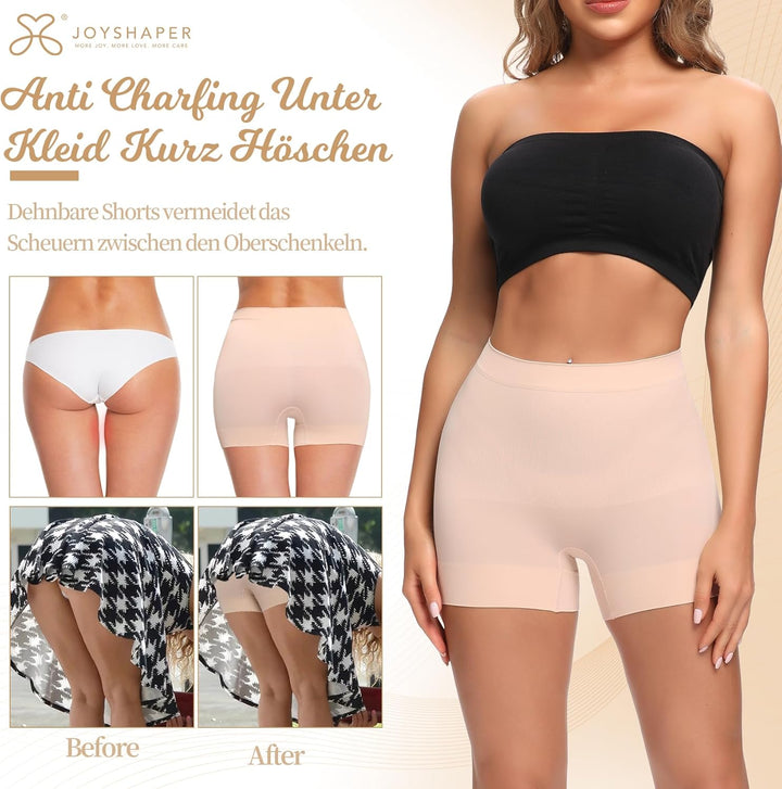 Joyshaper Damen Unterhose Unter Rock Kurz Hose Yoga Shorts Short Tight Boxershorts Kurze Leggings Bo