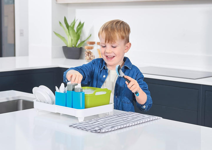Casdon Joseph Joseph Extend | Detailliertes Geschirrspülset für Kinder ab 3 Jahre | Inklusive Pumpe,