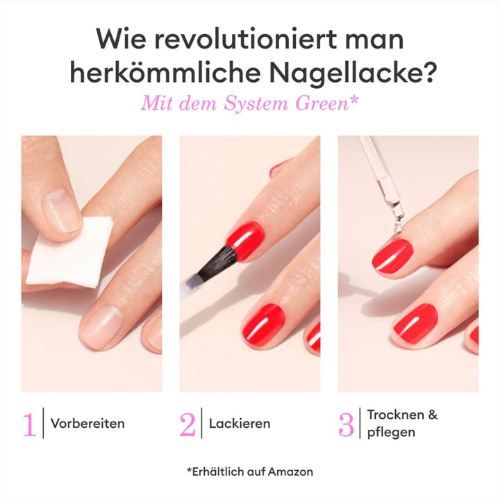 Manucurist Green - Puderrosa Nagellack Old Rose - Nagellack Schnelltrocknend - Nägel Selber Machen -