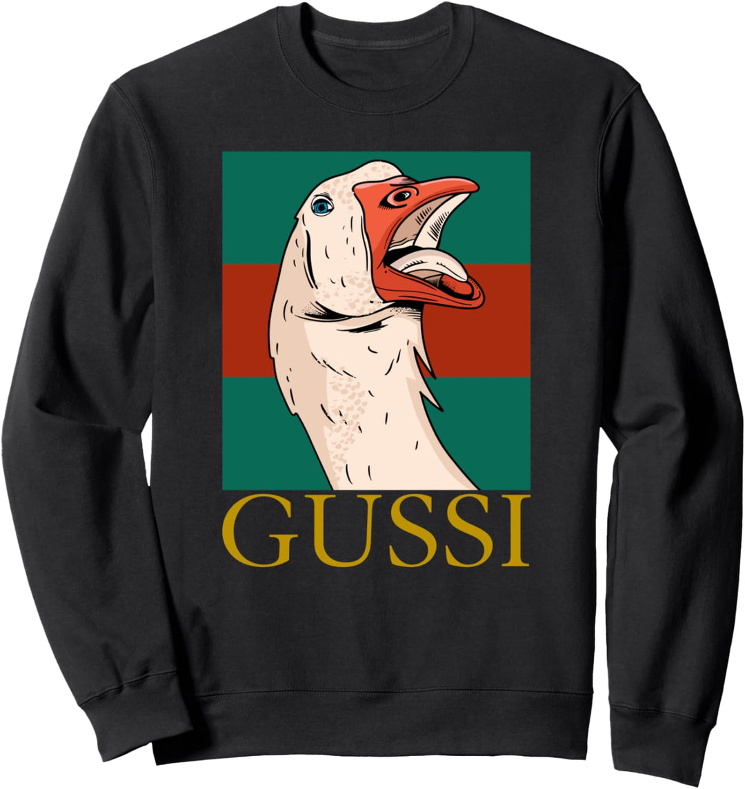 Gussi Gänse Russland Lustiges Humorvolles UdSSR Sweatshirt