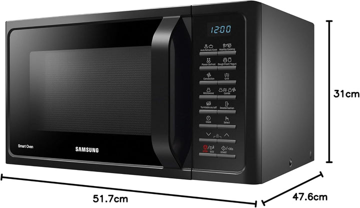 SAMSUNG Mikrowelle Mwo Combi schwarz
