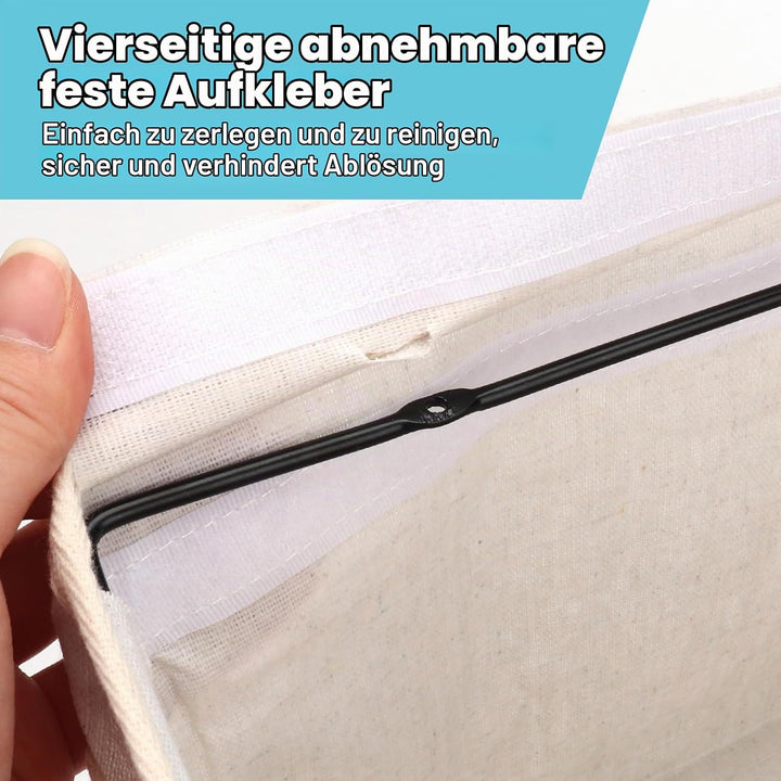 2 Pack Nachttisch-Hängeaufbewahrung Hängeorganizer mit 3 Fächern, Bett Organizer zum Einhängen, Häng