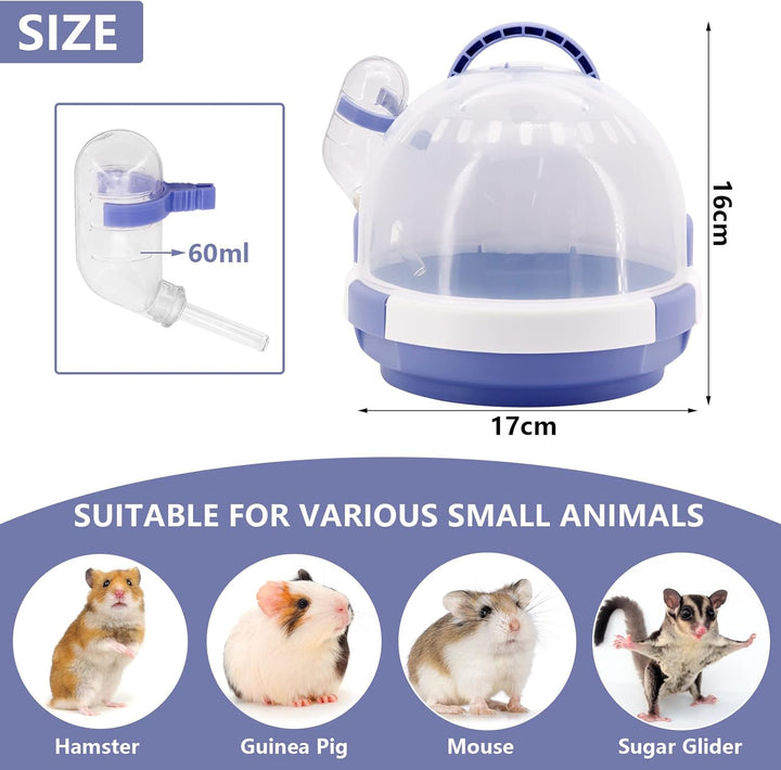 Hamster Carrier Käfig Portable Mäuse Travel Case Kunststoff Kleintier Carrier Ratte Carry Käfig mit