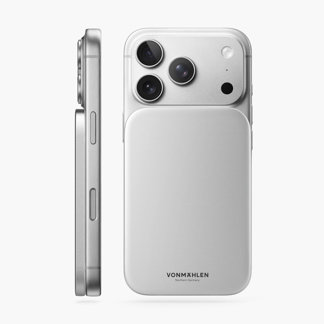 VONMÄHLEN Evergreen Mag - Wireless Powerbank kompatibel mit MagSafe - Tragbares Ladegerät mit 3000mA