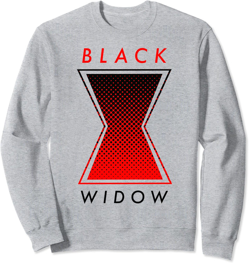 Marvel Black Widow Halftone Logo Sweatshirt