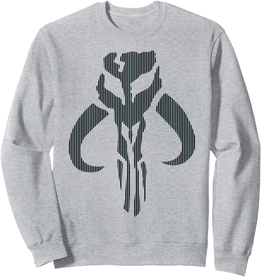 Star Wars: The Mandalorian Striped Logo Sweatshirt
