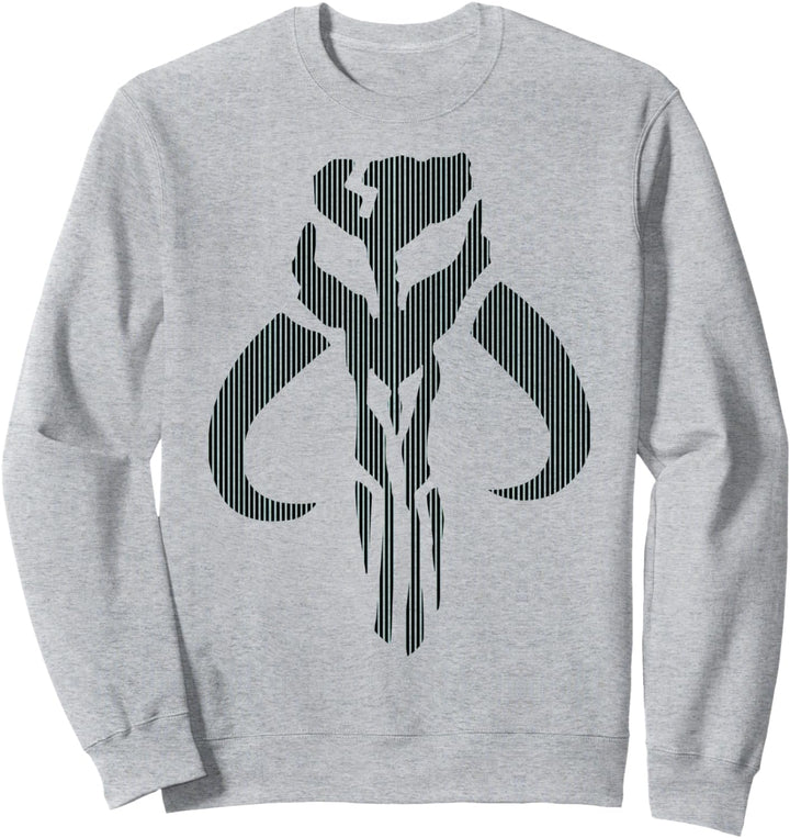 Star Wars: The Mandalorian Striped Logo Sweatshirt