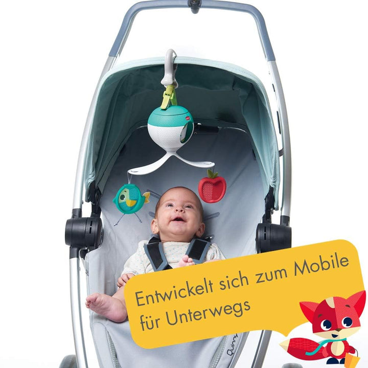 Tiny Love 2-in-1 Tummy Time Musik Mobile 360° drehbar, Licht & Elektronik, 3 Musik- & Geräuschmodi,